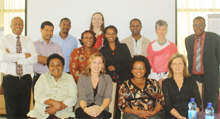 Rachel and Kate with stakeholders